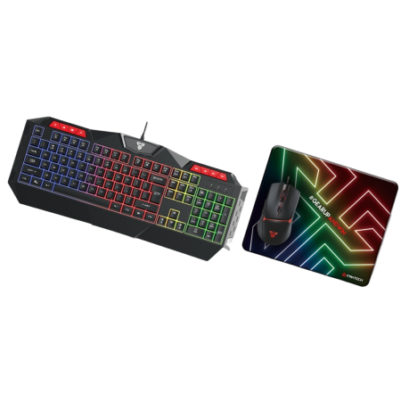 Fantech (P31) Gaming Power Pack - 3in1 Bundle Keyboard,Mouse,Mousepad- Black
