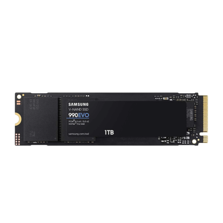Samsung (MZ-V9E1T0B/AM) 1Tb SSD 990 EVO M.2 2280 PCIe 4.0 NVMe 1.4 SSD - Black