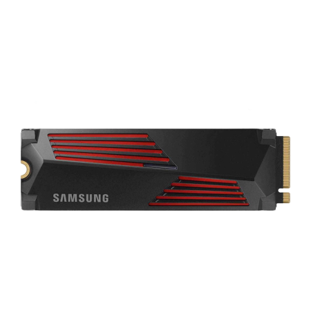 Samsung (MZ-V9P2T0CW) 2Tb SSD 990 Pro M.2 2280 PCIe 4.0 NVMe 1.4 SSD, Heatsink - Black