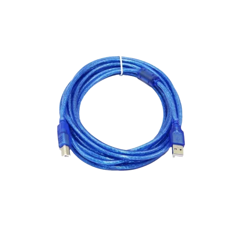 CEM Hoy Cable USB2.0 Cable 10m (AM-BM) Printer Cable - in Sealed Bag - Blue