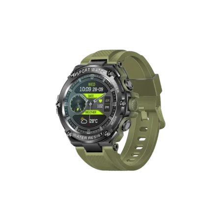 Promate (XWatch-R19) Smart Watch 27mm Rubber Strap - Green