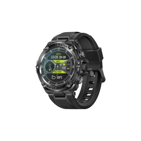 Promate (XWatch-R19) Smart Watch 27mm Rubber Strap - Black