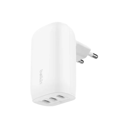 Belkin (WCC002VFWH) Boostcharge 3Port USB-C Wall Charger - 67W - White