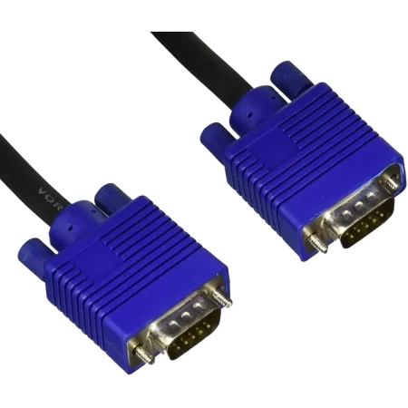 CEM VGA to VGA High Quality Cable (M-M) - 3m - Black/Purple