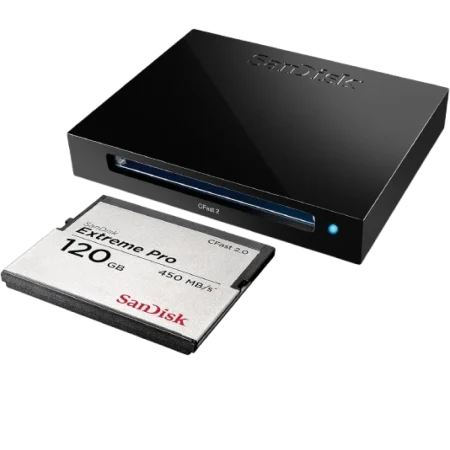 SanDisk (SDDR-299-G46) Extreme PRO CFast 2.0 USB3.0 Card Reader-Writer - Black