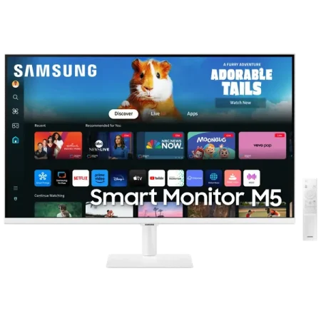 Samsung (S32DM501EM) 32" M50D Smart Flat Monitor FHD - VA - 60Hz - 4ms - 3Yrs - White