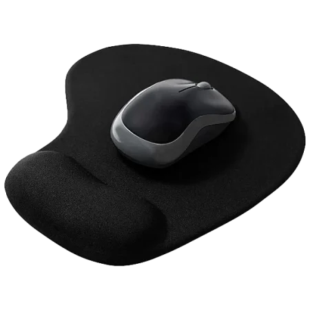 UGreen (25245) Ergonomic Mousepad with Gel Filled Wrist Cushion - Black