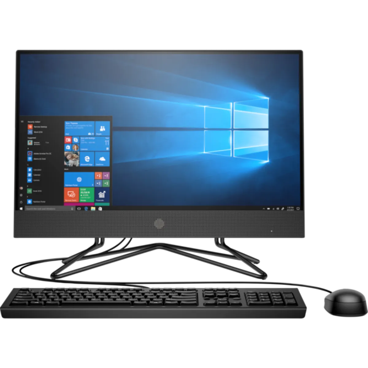 HP (6D418EA) AiO Desktop 200 G4 22” i5-1235U, 8Gb 512Gb SSD, Iris - Black