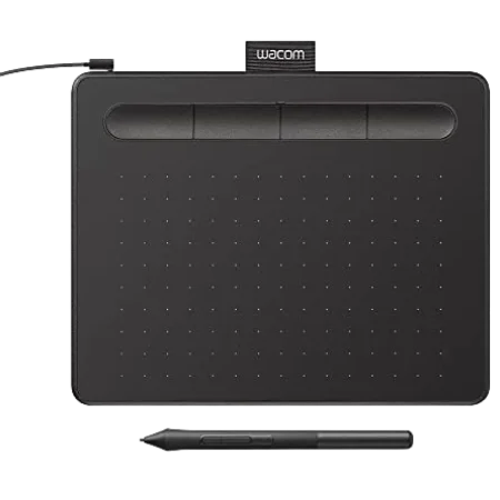 Wacom (CLT4100) Intuos (Small) Creative Pen & Touch Tablet - 2540lpi Resolution - Black