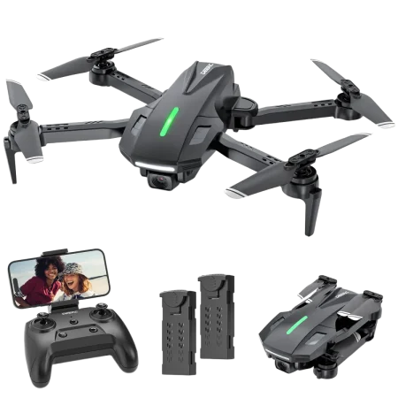 Snaptain (DR-SF270C) E20 Automatic Adjustable Camera Drone 2.7K QHD, Foldable - Grey