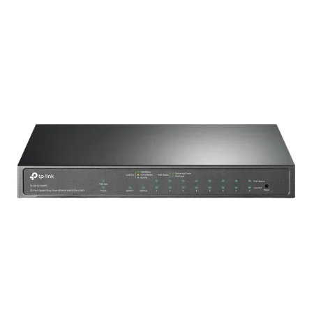 TP-Link (TL-SG1210MPE) 10-Port Gigabit Easy Smart PoE+ Switch with 1x SFP Slot - Black