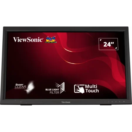 ViewSonic (TD2423) 24" LED Flat IR Touch Monitor FHD - VA - 75Hz - 7ms - 2Wx2 - Black
