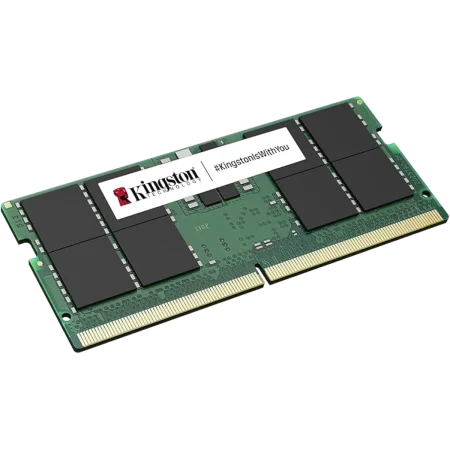 Kingston (KVR56S46BS8-16) 16Gb DDR5 PC5-5600 SoDimm Single Sided Rank 262pin 1.1V - Green PCB