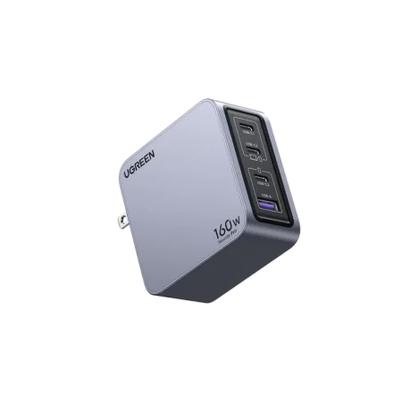 UGreen (25877) 160W Nexode 4Port Gan Mini Fast Charger - 3x USB-C - Grey