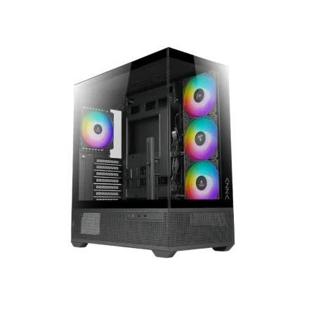 Azza (CSAZ-501B) Tiara Gaming Chassis - RGB - Black