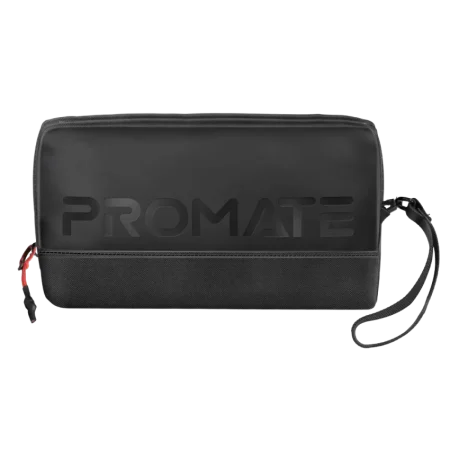 Promate (Vali) Lightweight Tech Essential Organizer Pouch Bag - Black