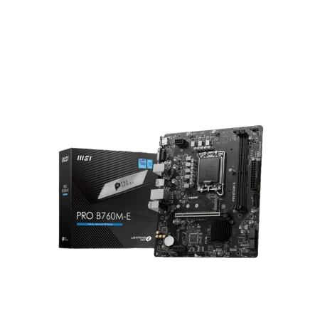 MSI (911-7D48-065) Pro B760M-E Motherboard - DDR5 - LGA1700 - mATX