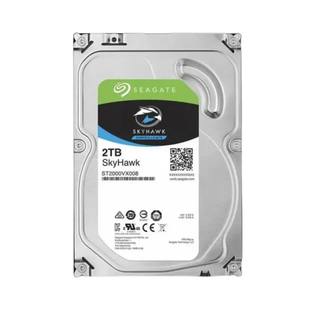 Seagate (ST2000VX017) SkyHawk 2Tb HDD 3.5" 256MbC SATAIII , Surveillance Optimized Drive- 3Yrs