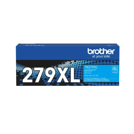 Brother (TN-279XLC) Cyan Genuine Laser Toner Cartridge for HL-L3220CW, HL-L3280CDW