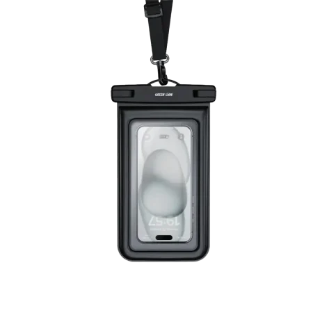 Green Lion (GNWPRFP7CLR) IPX8 Waterproof Case for 7.2" Mobile - Black