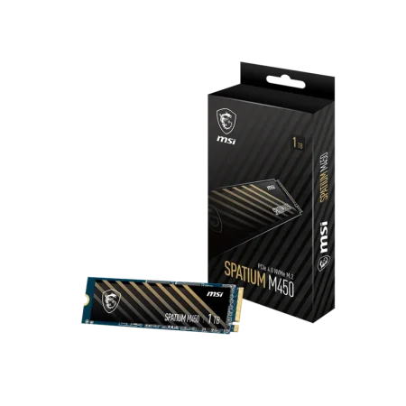MSI (M450) Spatium 1Tb PCIe 4.0 NVMe M.2 SSD - Black