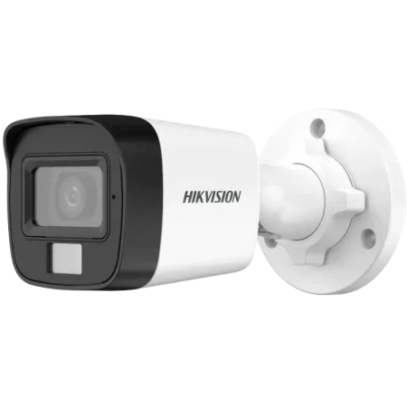 Hikvision(DS-2CE16K0T-LPTS) 2.8mm 3K Smart Hybrid Light Fixed Mini Bullet Camera- Two Way Mic-White