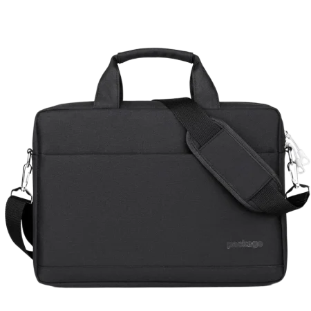 Package (B-023) Bag for 15.6" Laptops - 1x Front Pocket - Black