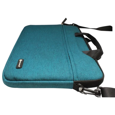 Sheng Beier (SH15) 15.6" Shockproof Fabric Sleeve - Handle & Triple Pockets - Teal