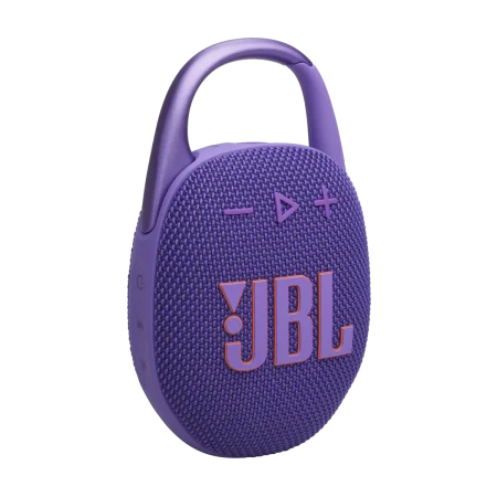 JBL Clip5 Wireless Portable Speaker, IP67 Waterproof, 1Y - Purple