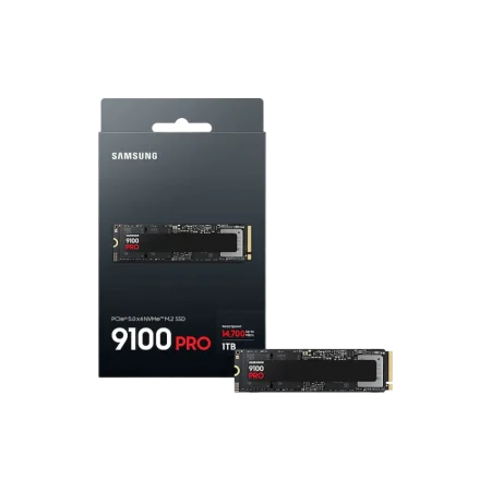 Samsung (MZ-VAP1T0B/AM) 1Tb SSD 9100 Pro M.2 2280 PCIe 5.0 NVMe 1.4 SSD - Black
