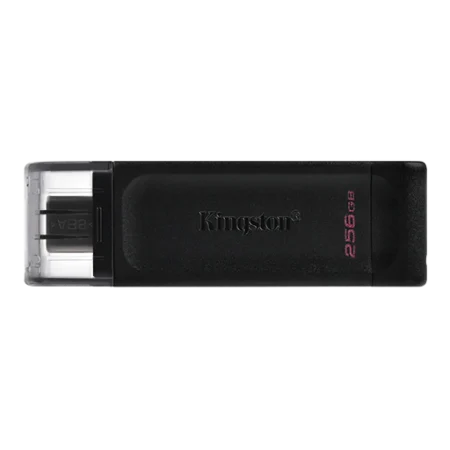 Kingston (DT70/256Gb) DataTraveler 70 256Gb USB-C OTG Flash Drive - Black