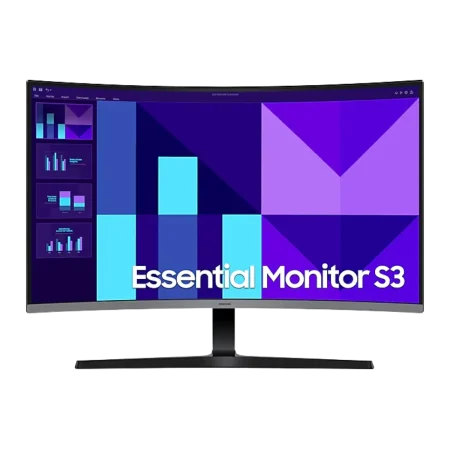 Samsung (S32D392GAM) 32" Essential S3 Curved Monitor FHD - VA - 100Hz - 4ms - 3Yrs - Black
