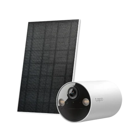 TP-Link (Tapo-C410 Kit) Solar-Powered Outdoor Security Camera Kit - White