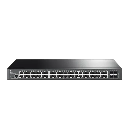 TP-Link (TL-SG3452X) JetStream 48-Port Gigabit L2+ Managed Switch with 4 10GE SFP+ Slots - Black
