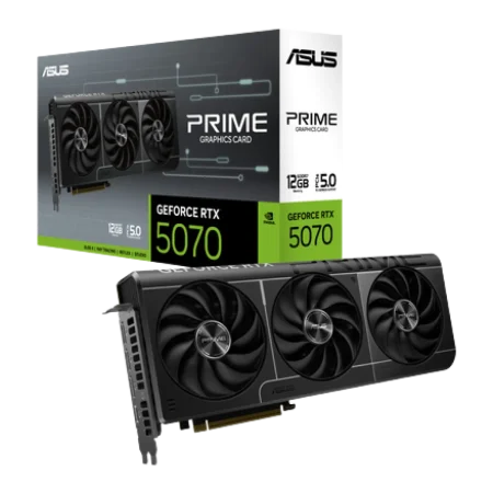 Asus (90YV0M11-MVAA00) NVIDIA GeForce RTX5070 12Gb GDDR7 Prime - 3Yrs - Black