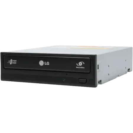 LG (GH20NS10) Super Multi DVD Writer - 24X Sata Internal ODD For Desktops - Black