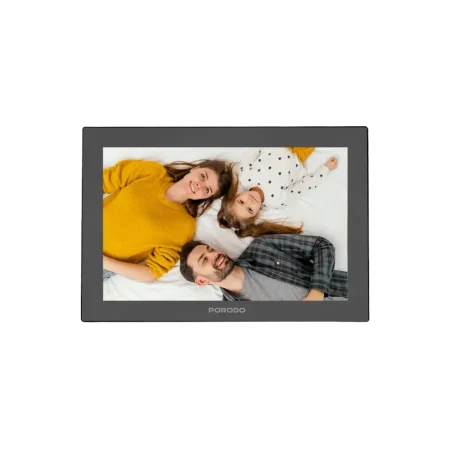 Porodo (PDPF1003BK) 10.1" Digital Picture Frame Smart Mirror Glass Technology - Black
