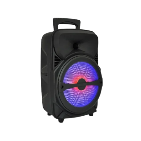 Soundtown (TL8019) 10W Multi-Function Karaoke Trolley Speaker - RGB - Black