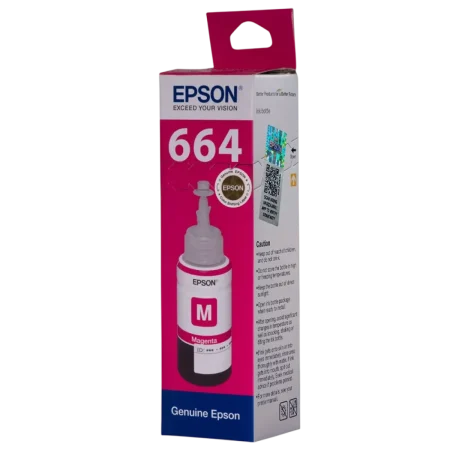 Epson (C13T664398) Genuine 664 EcoTank Magenta Ink Bottle - 70ml