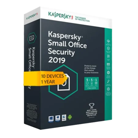 Kaspersky (KSOS10) Small Office Security - 1x Server, 10x Desktops - 1 Year License