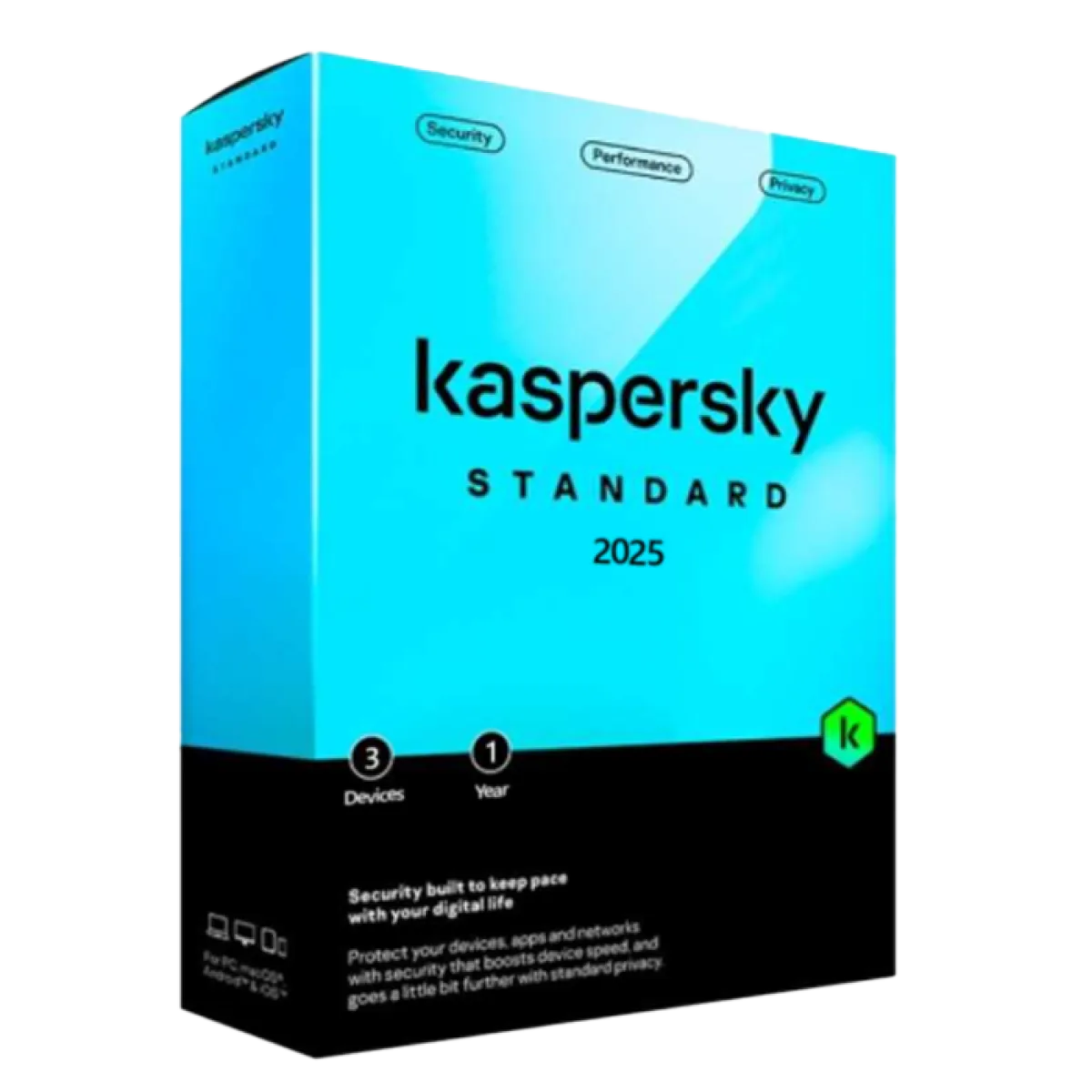 Kaspersky (KL1041Q5CFS) Standard Security - 3 Devices - 1 Year License