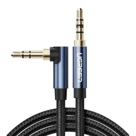 UGreen (60179) Audio 3.5mm Jack To Audio 3.5mm Jack Audio Braided Cable (M-M) - 1m - Black