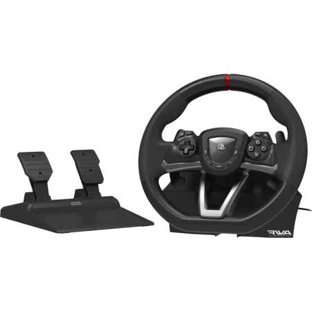 RWA (SPF-004U) Steering Wheel, Pedal mount for Playstation4/5 - Black