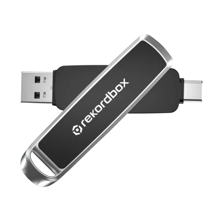 SanDisk (SDDDE1-1T00-GR46) DJ Flash Drive 1Tb - Dual Sided USB3.2 & USB-C OTG Drive - Black