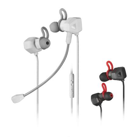 Mars (MIHXW) Wired In Ear Gaming Headphones - 3.5mm - White