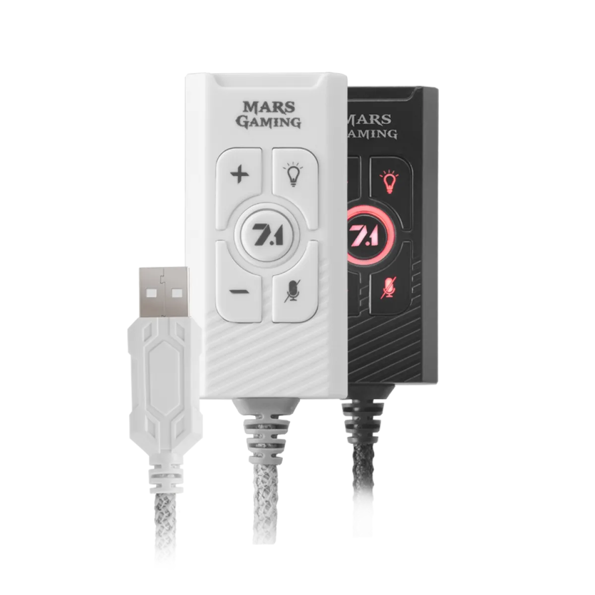 Mars (MSC2W) DSP 7.1 Surround Sound Card 3D - USB/3.5mm - White