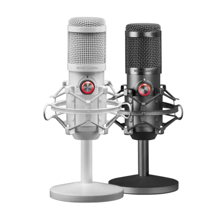 Mars (MMICXW) Professional Studio Microphone - USB/3.5mm - White