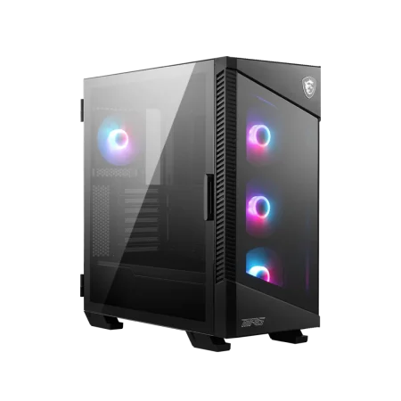 MSI (100R) Velox 100R Mid-Tower Gaming Chassis - ATX Tower - RGB - Black