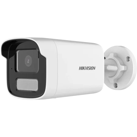 Hikvision (DS-2CD1T83G2-LIU) 8MP 4mm Smart Hybrid Light Fixed Bullet Network Camera- Mic- White