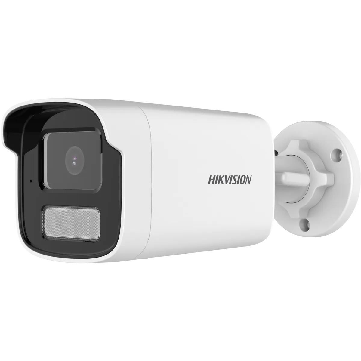 Hikvision (DS-2CD1T83G2-LIU) 8MP 4mm Smart Hybrid Light Fixed Bullet Network Camera- Mic- White
